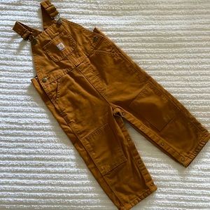 Carhartt flannel lined overalls